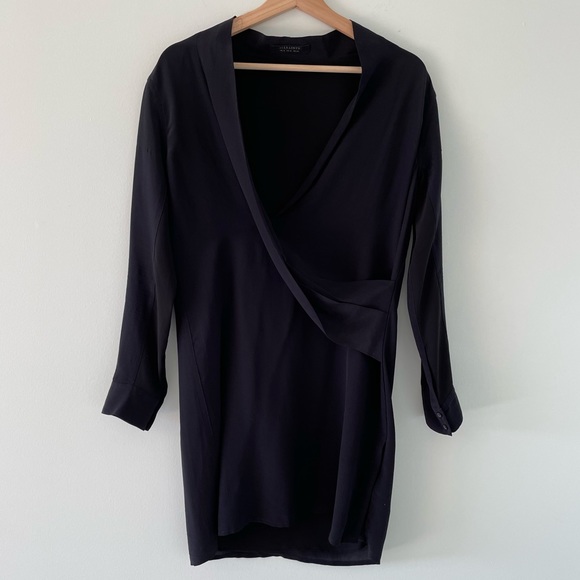 All Saints Walton Shirt Dress - Picture 3 of 9